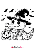 Halloween Crocodile