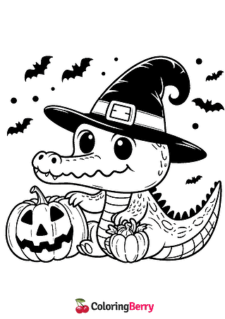 Halloween Crocodile