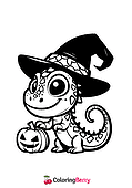Halloween Lizard