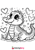 Valentine Crocodile