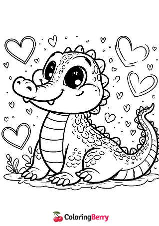 Valentine Crocodile