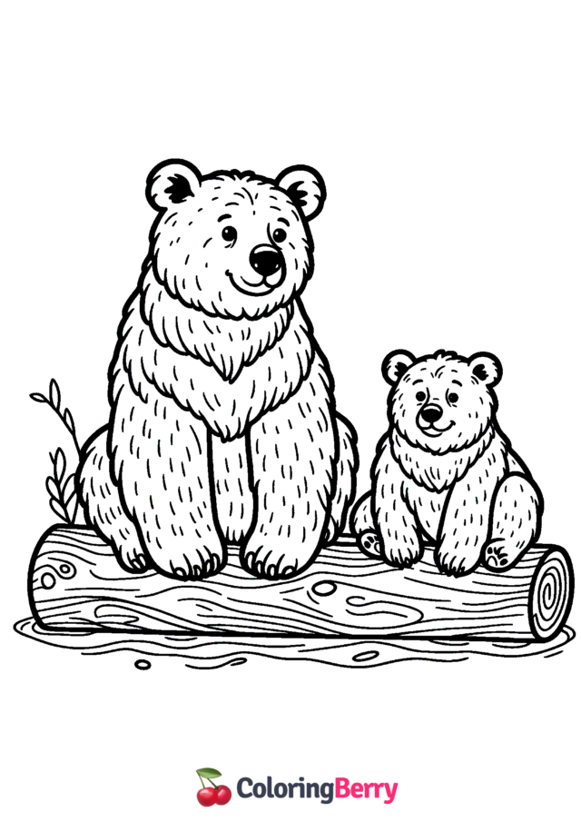 Bear Coloring Page