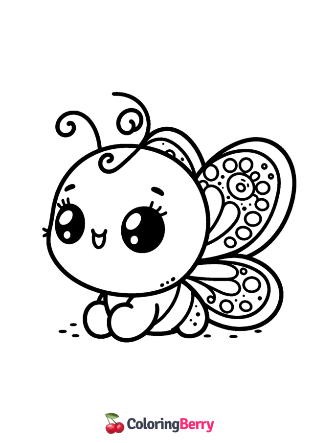 Butterfly Cub Coloring Page