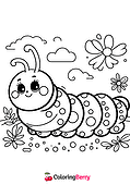 Cartoon Caterpillar