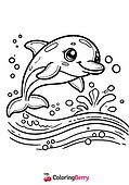 Cartoon Dolphin