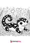 Cartoon Salamander