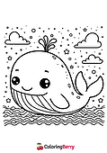 Cartoon Whale
