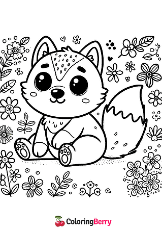 Cartoon Wolf