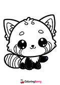 Chibi Red Panda