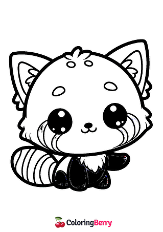 Chibi Red Panda