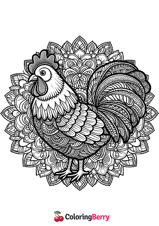 Chicken Mandala