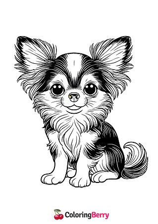 Chihuahua Coloring Page
