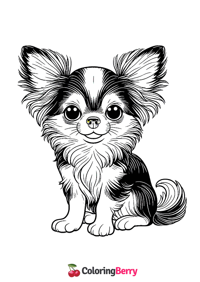 Chihuahua Coloring Page
