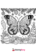 Christmas Butterfly