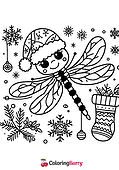 Christmas Dragonfly