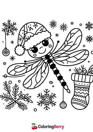 Christmas Dragonfly
