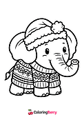 Christmas Elephant
