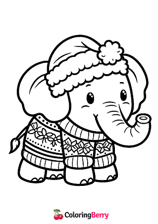 Christmas Elephant