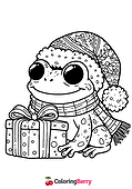 Christmas Frog