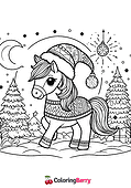 Christmas Horse