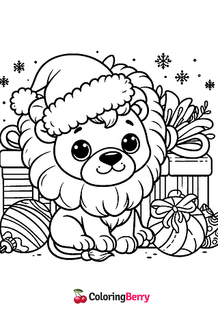 Christmas Lion