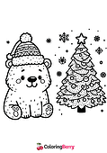 Christmas Polar Bear