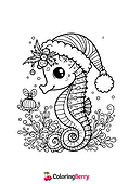 Christmas Seahorse