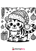 Christmas Tiger