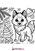Christmas Wolf