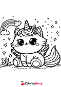 Cute Cat Unicorn