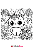 Cute Kitty Unicorn