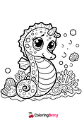 Cute Seahorse