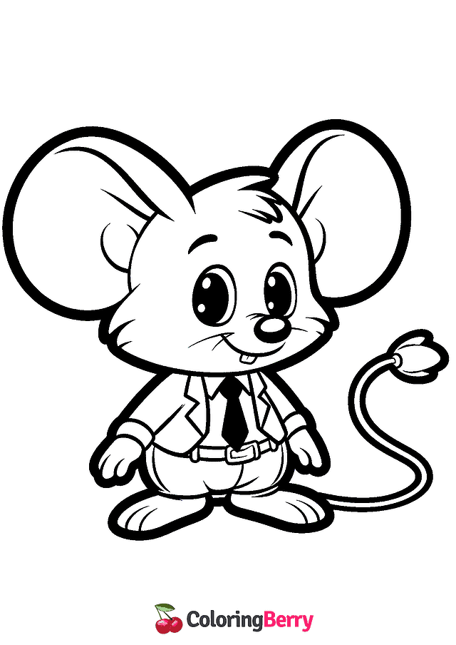 Danger Mouse Coloring Page