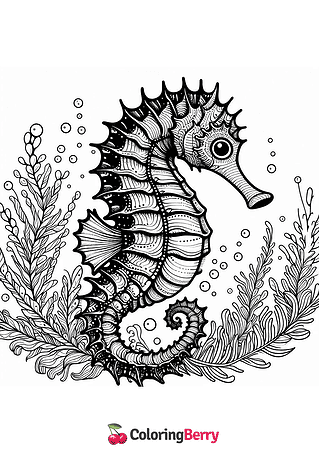 Detailed Seahorse