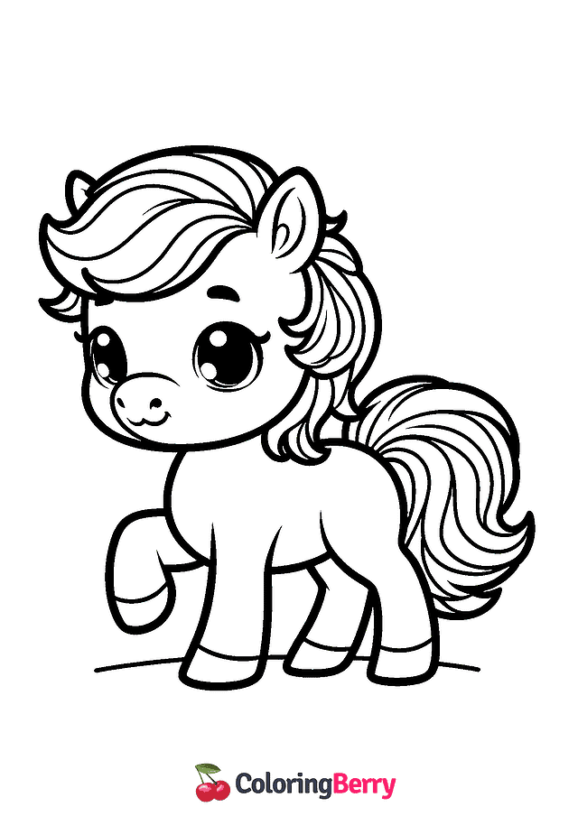 Disney Horse Coloring Page