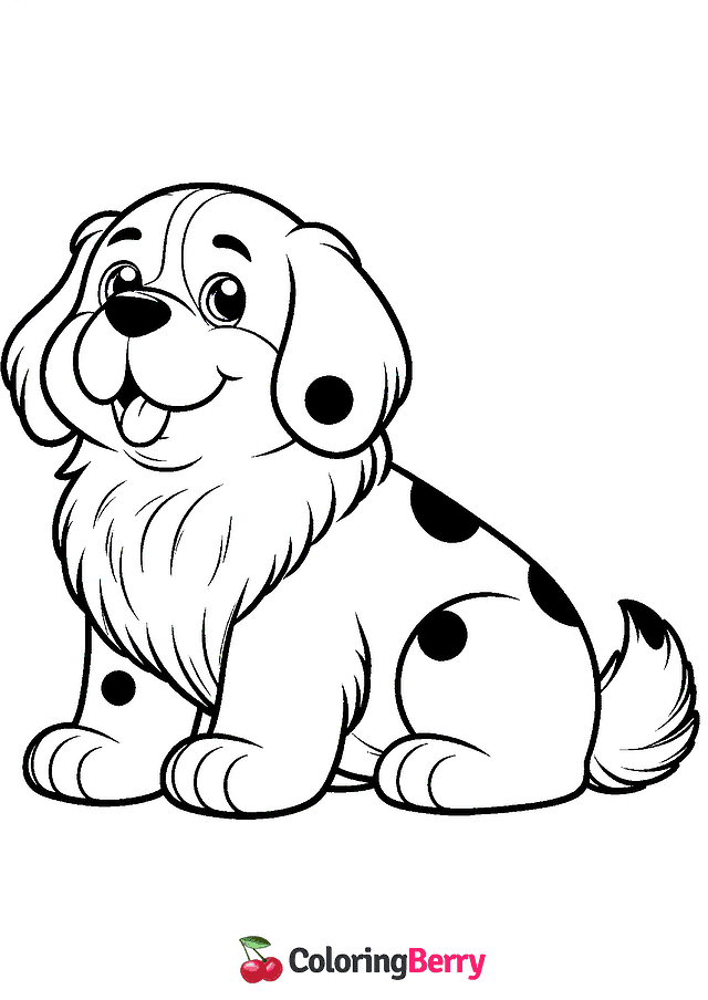 Dog Coloring Page