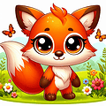 Foxes Coloring Pages