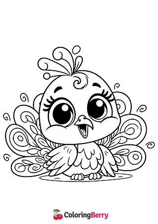 Funny Peacock