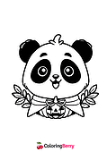 Halloween Panda
