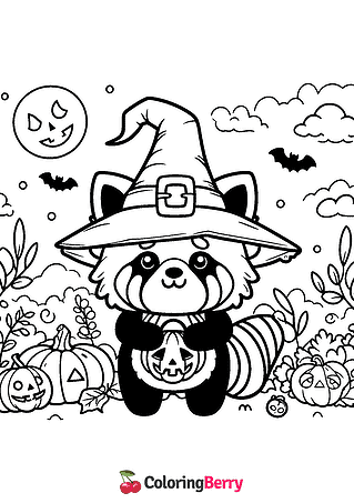 Halloween Red Panda