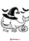 Halloween Whale