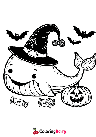Halloween Whale