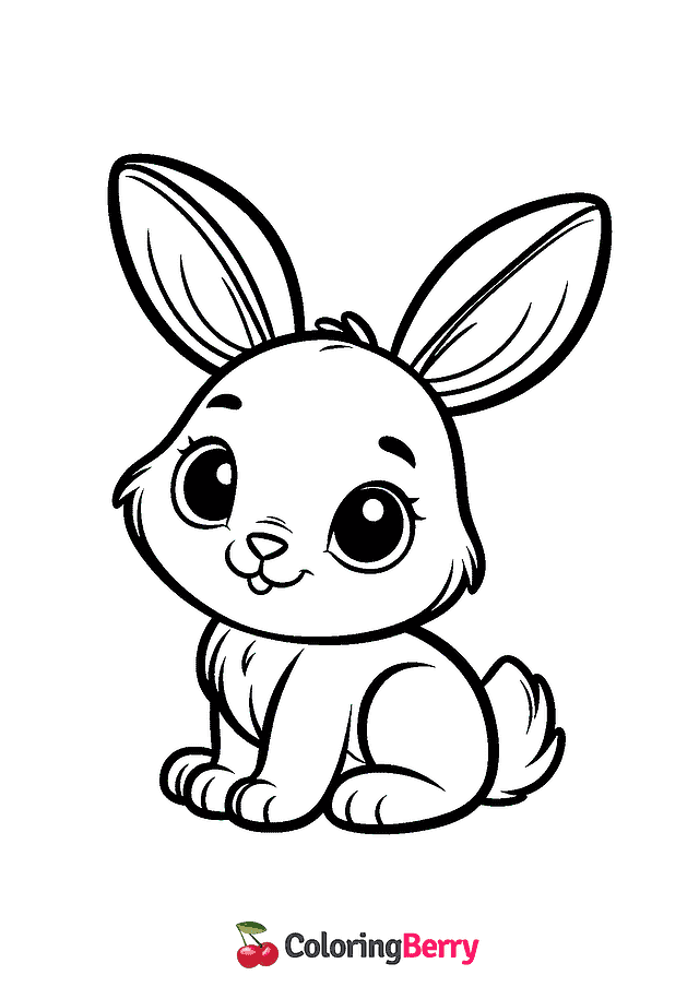 Jackrabbit Coloring Page