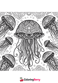 Jellyfish Mandala