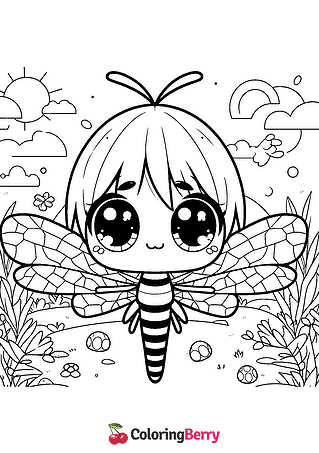 Kawaii Dragonfly