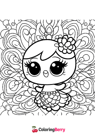 Kawaii Peacock