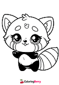 Kawaii Red Panda