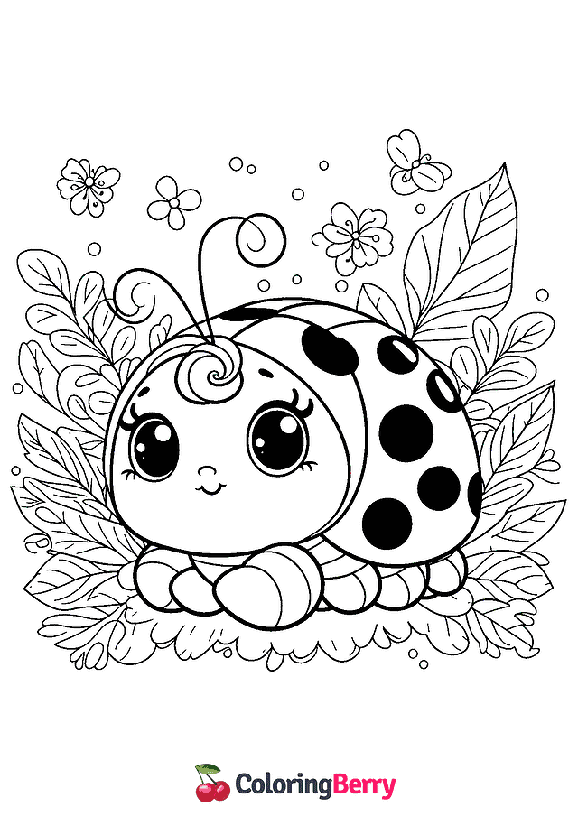 Ladybug Cub Coloring Page