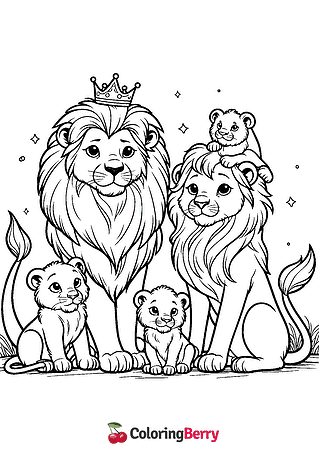 Lion Family
