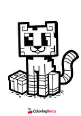 Minecraft Cat